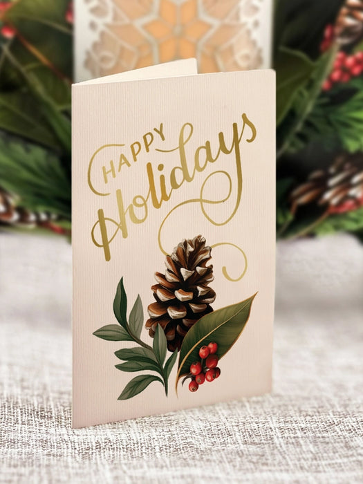 Holiday Light Up Candle Pop-Up Bouquet w/ Note Card