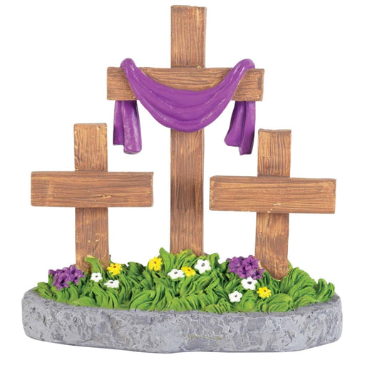 Easter Crosses Tabletop Resin Figurine