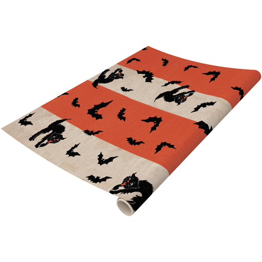 Cats And Bats Paper Table Runner