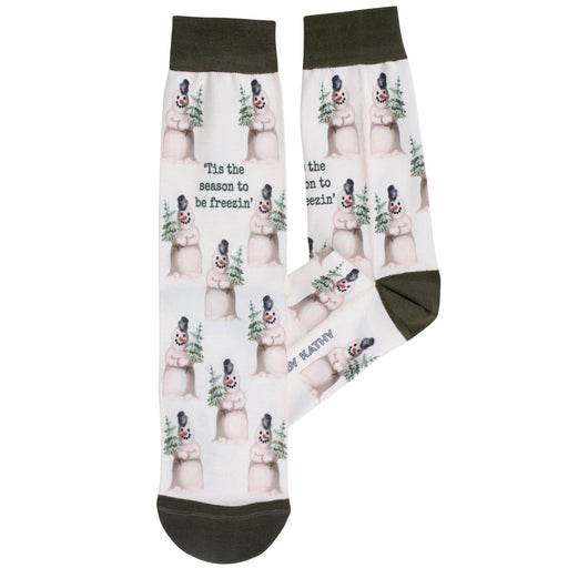 Tis The Season To Be Freezin' Crew Socks