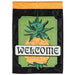 Welcome Pineapple Applique Garden Flag