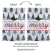 Merry Little Christmas Trees Garden Flag