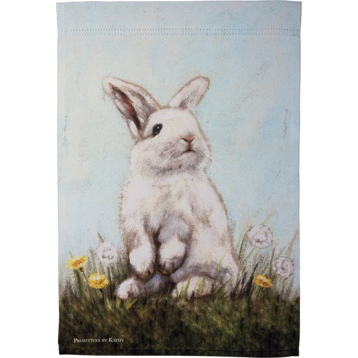 Baby Bunny Vintage Garden Flag