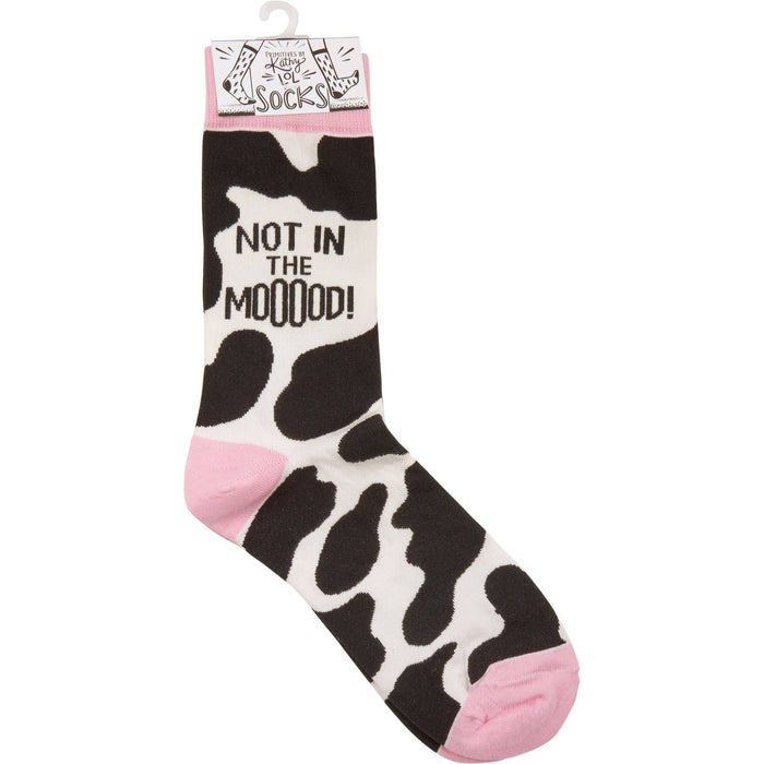 Not In The Mooood Crew Socks
