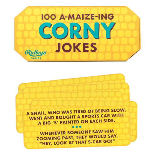 100 Corny Jokes Card Tin