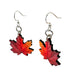 Maple Leaf Wood Earrings