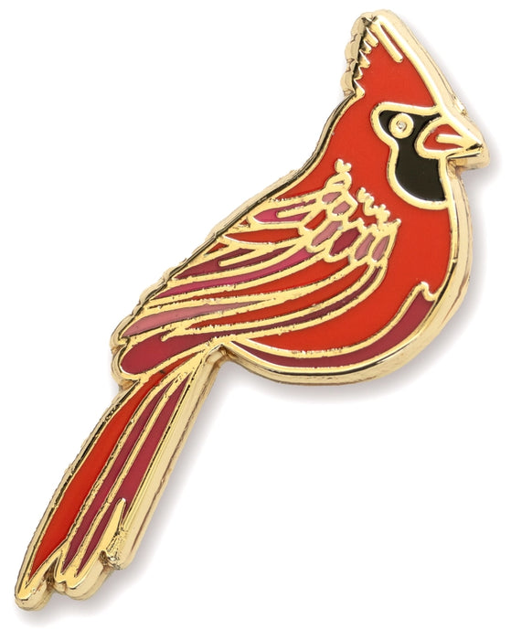 Red Cardinal Enamel Lapel Pin
