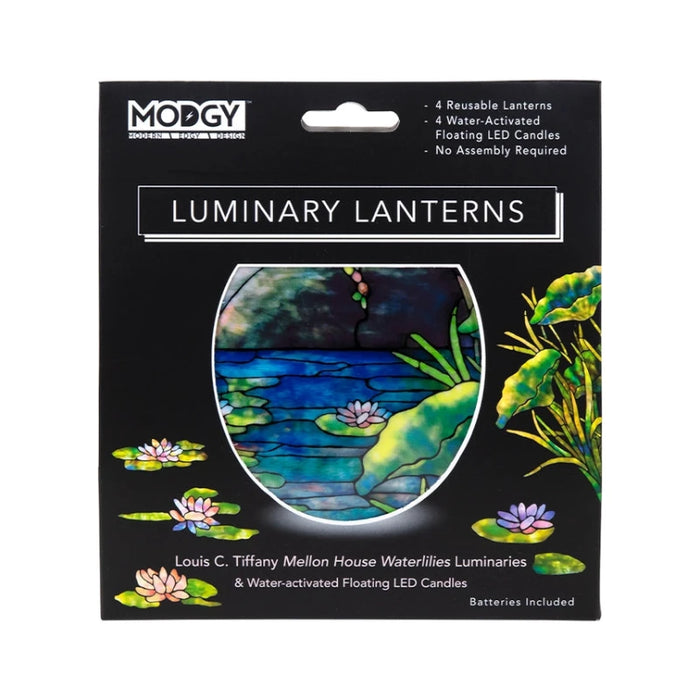 Mellon House Waterlilies Expandable Luminary Lanterns