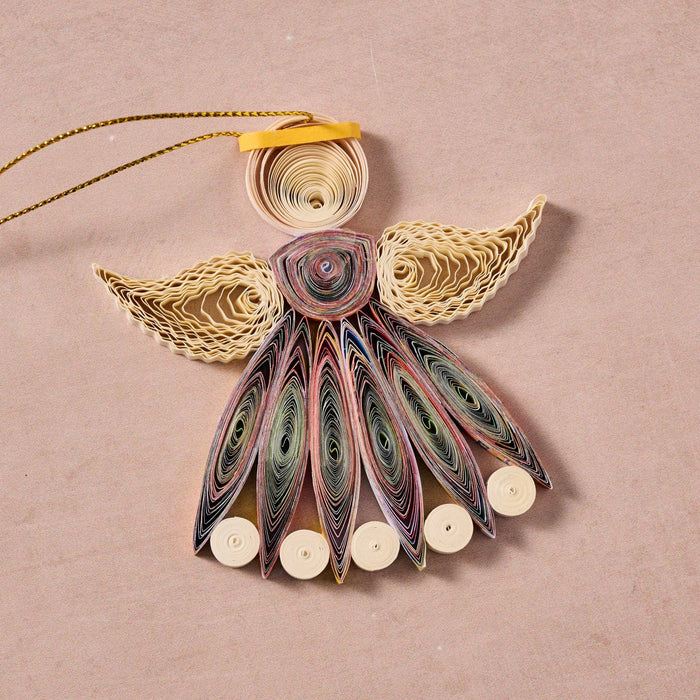 Angel Quilled Paper Ornament