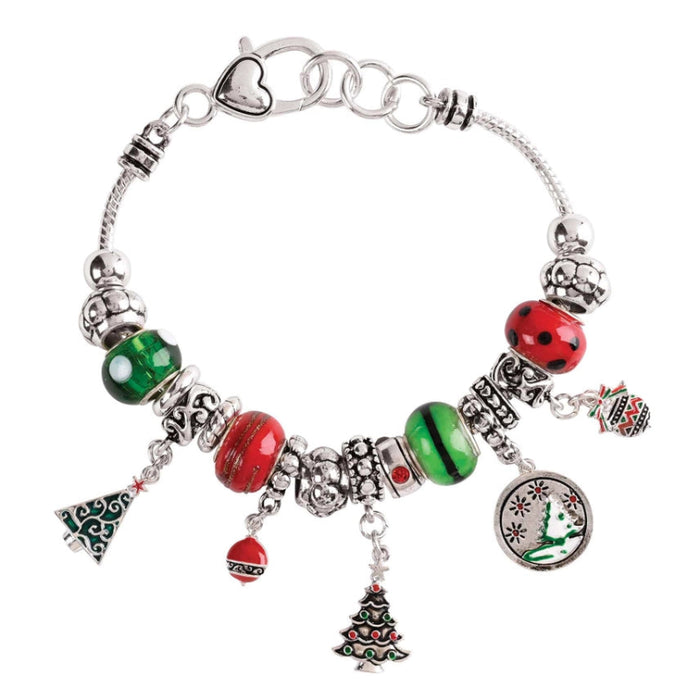 The Christmas Tree Silver Plated Bracelet