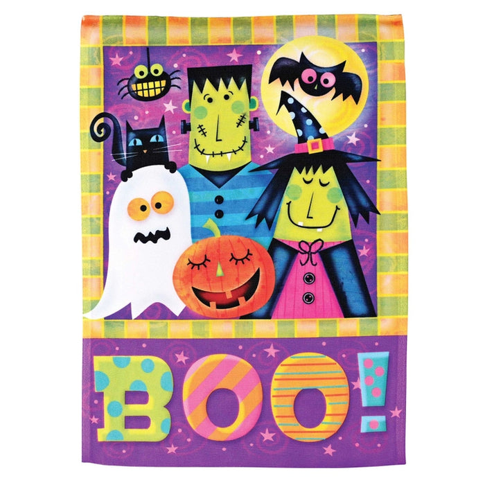 Halloween Boo! Garden Flag