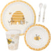Bee Skep Child Size Bamboo Meal Set