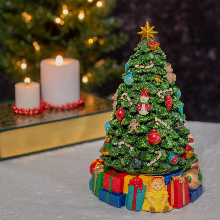 Christmas Tree Revolving Musical Decor