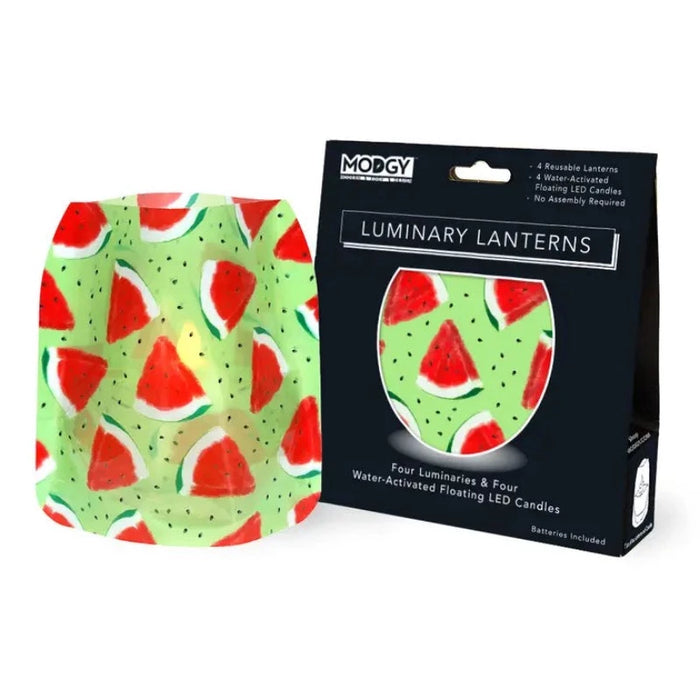 Watermelon Expandable Luminary Lanterns