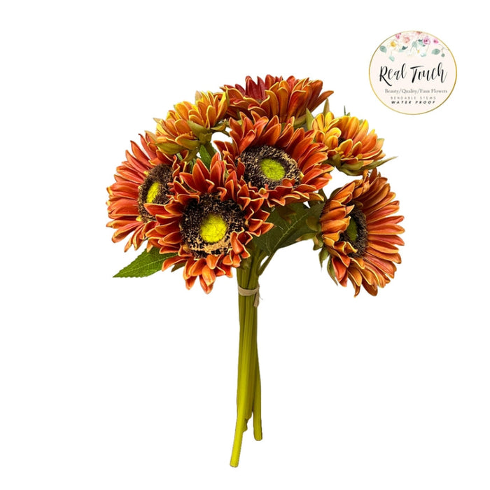 Sunset Fall - Real Feel Sunflower Bouquet