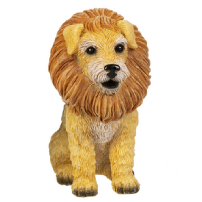 Lion Dog Polystone Figurine