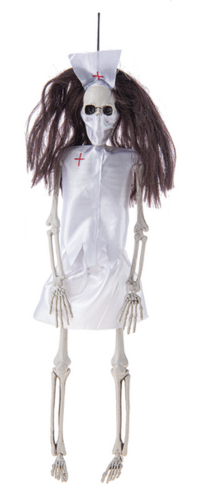 Nurse Costume Skeleton Ornament