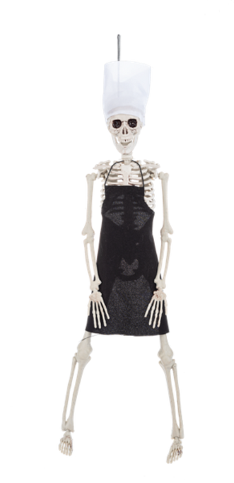 Cook Costume Skeleton Ornament