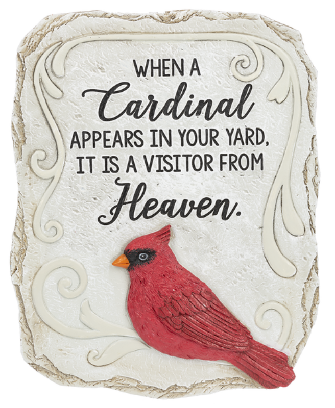Visitor Cardinal Stepping Stone/Wall Décor