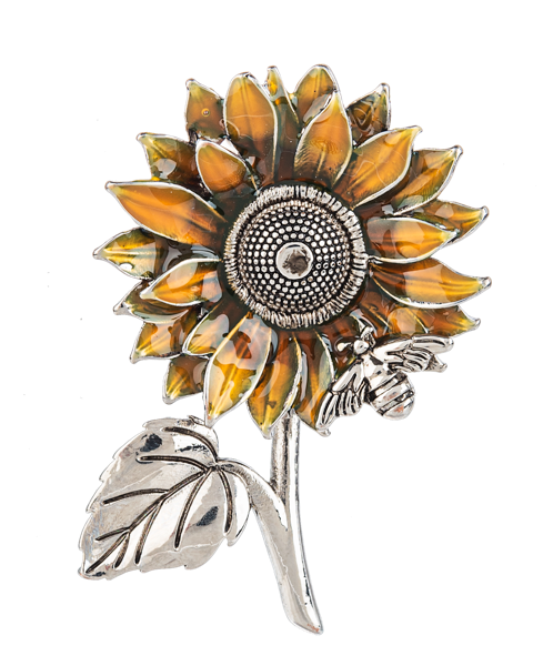 Sunflower Wishes Pocket Charm