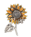 Sunflower Wishes Pocket Charm