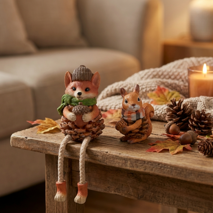 Pinecone Animal themed Shelf Sitter