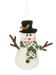 Comfy Cozy Top Hat Snowman Ornament