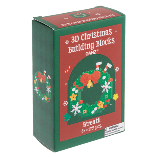 3D Christmas Building Blocks - Wreath