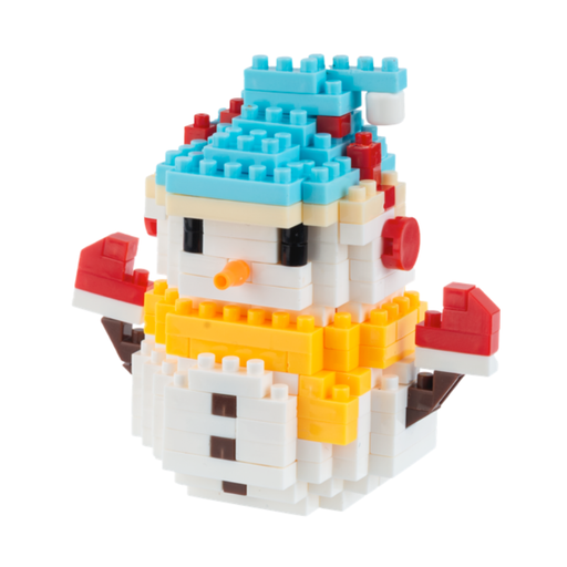 3D Christmas Building Blocks - Snowman