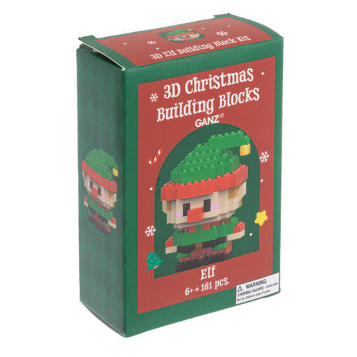 3D Christmas Building Blocks - Elf