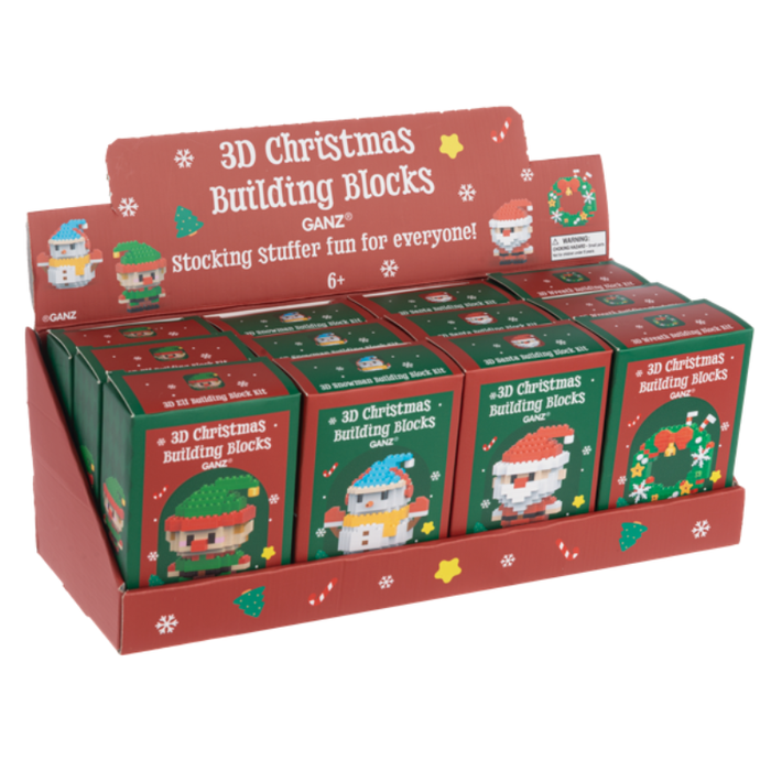 3D Christmas Building Blocks - assorted styles