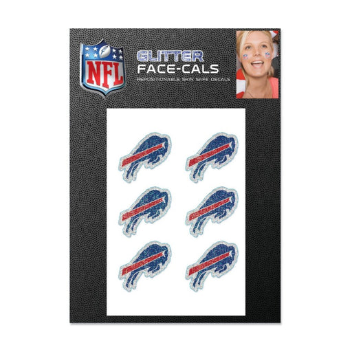 Buffalo Bills Glitter Face Decal Pack