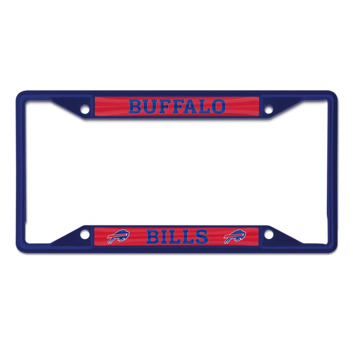 Buffalo Bills Blue Metal License Plate Frame
