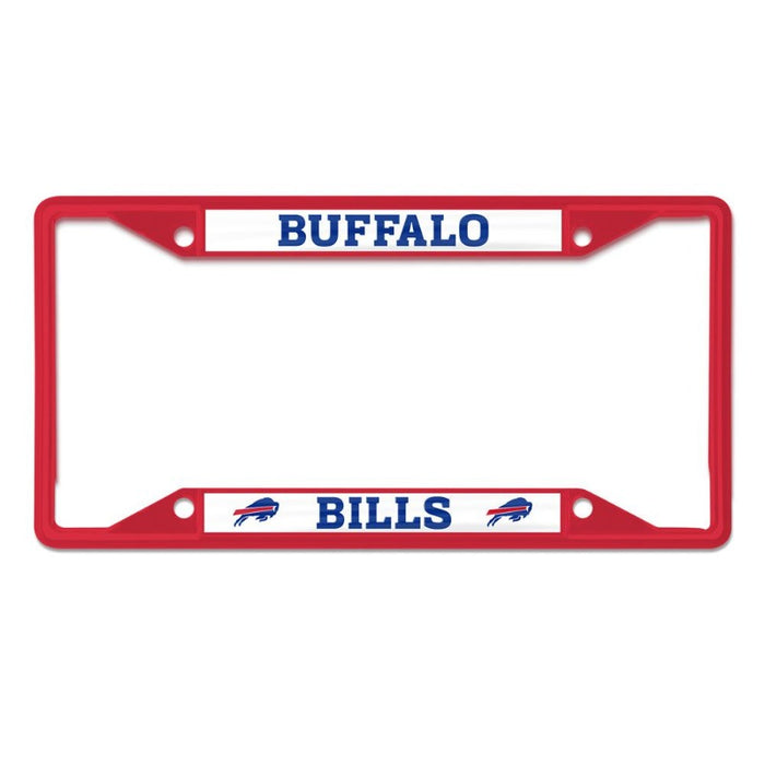 Buffalo Bills Red Metal License Plate Frame