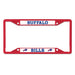 Buffalo Bills Red Metal License Plate Frame