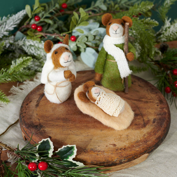 Nativity Mouse Critter Set