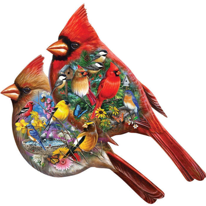 Cardinal Shaped Contours 1000 Piece Puzzle