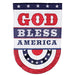 God Bless America Bunting Decorative Flag
