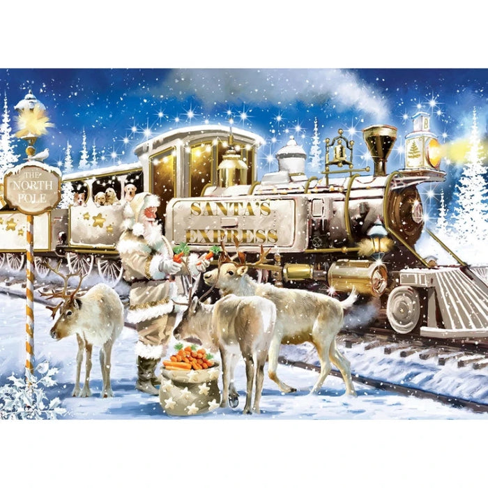 Glitter & Gold - The Gilded Train 1000 Piece Jigsaw Puzzle