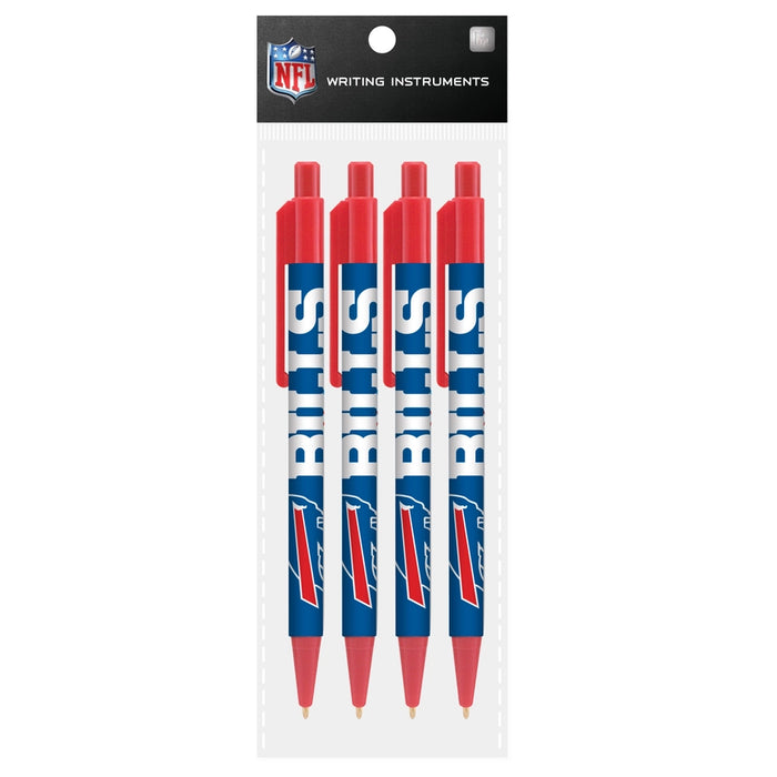 Buffalo Bills Cool Color Pens - 4 Pack