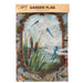Dragonflies in Pond Vintage Garden Flag