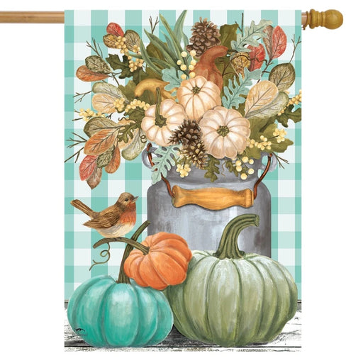 Pastel Pumpkins Banner Flag