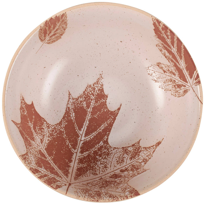 Fall Leaves Stoneware Bowl Set