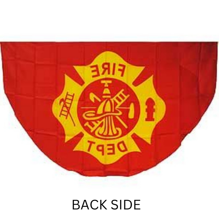 3x5' Fire Department Non-Pleated Bunting