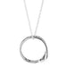 Serenity Prayer Wide Mobius Necklace