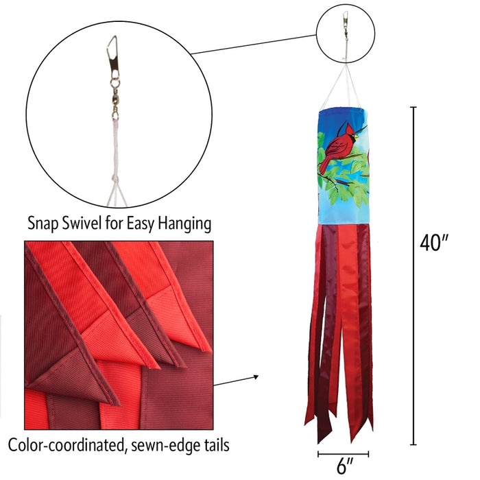 40" Cardinal Inspiration Windsock