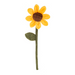 Felt Bendable Sunflower
