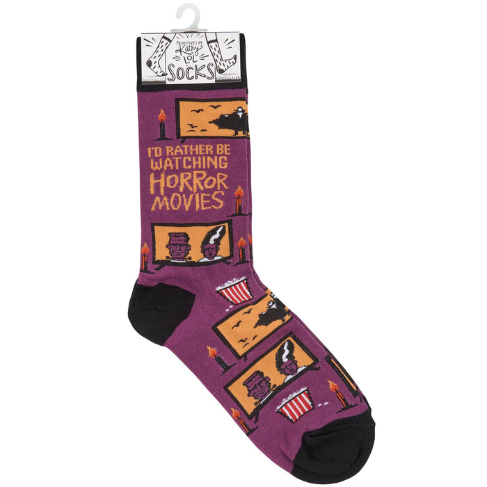 Horror Movies Crew Socks