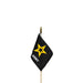 4x6" US Army Gold Star Logo Stick Flag