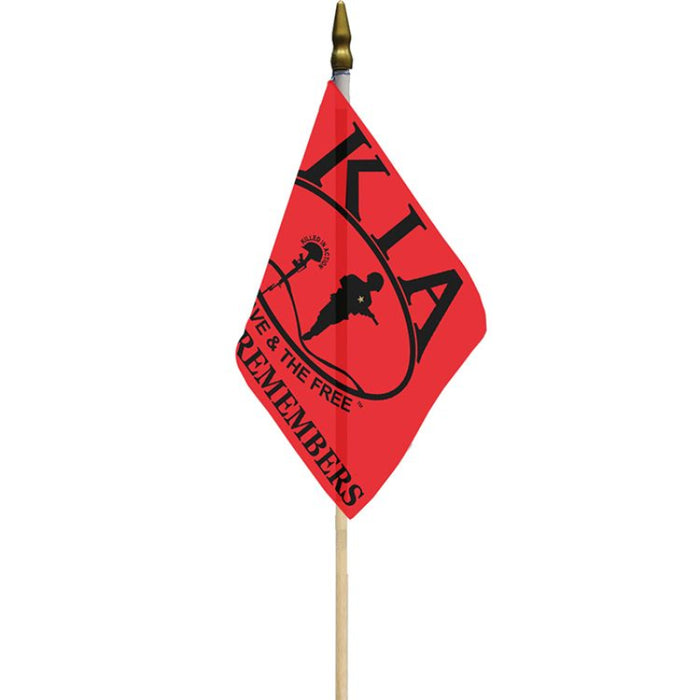 12"x18" Killed In Action (KIA) Stick Flag